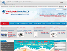 Tablet Screenshot of medicinskatechnika.cz